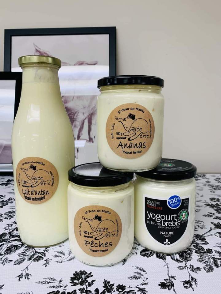 Lait et yaourts Sainte-Anne-de-Beaupré