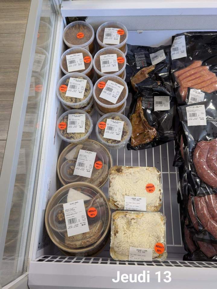 Salades de couscous, lasagnes et autres plats prêts à manger Sainte-Anne-de-Beaupré