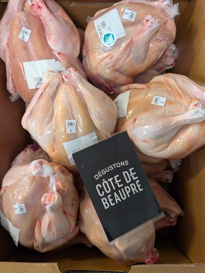 Poulets fermiers Sainte-Anne-de-Beaupré