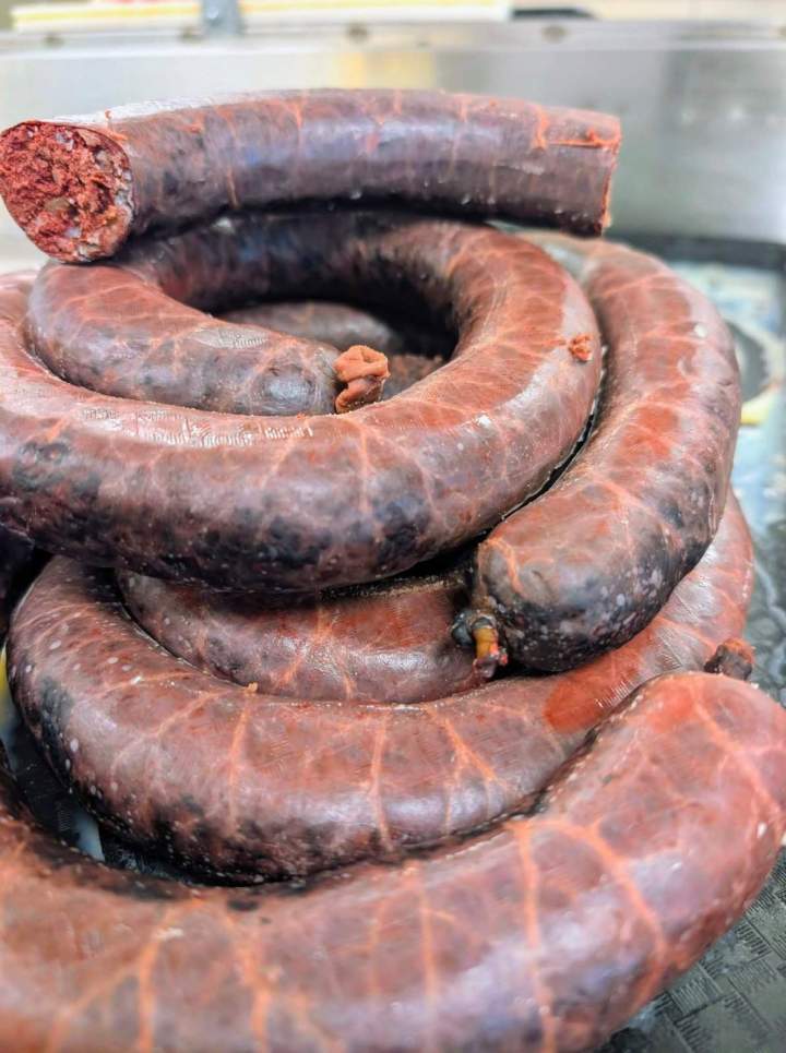 Boudin aux oignons Sainte-Anne-de-Beaupré